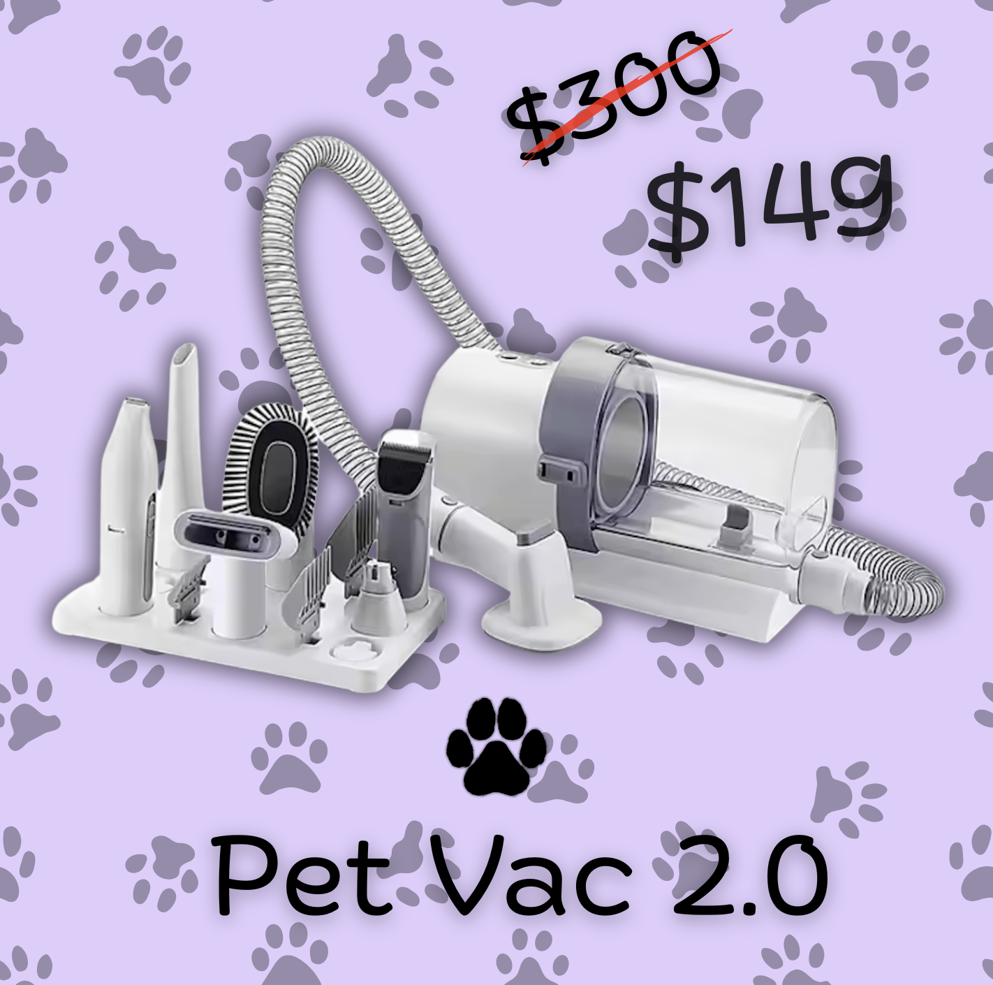 Grooming City Pet Vacuum